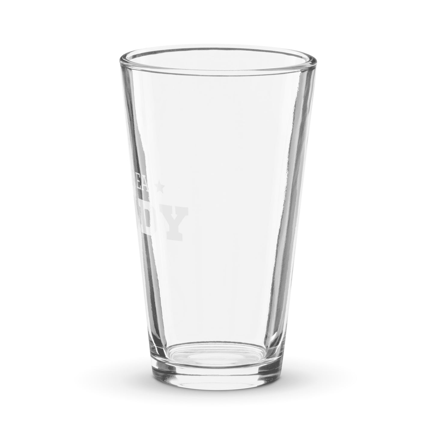 Shaker pint glass