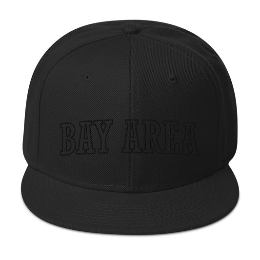 BAY AREA Snapback Hat BLACK