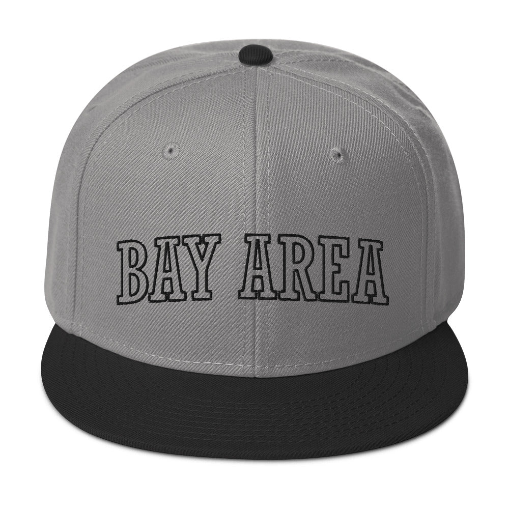 BAY AREA Snapback Hat BLACK
