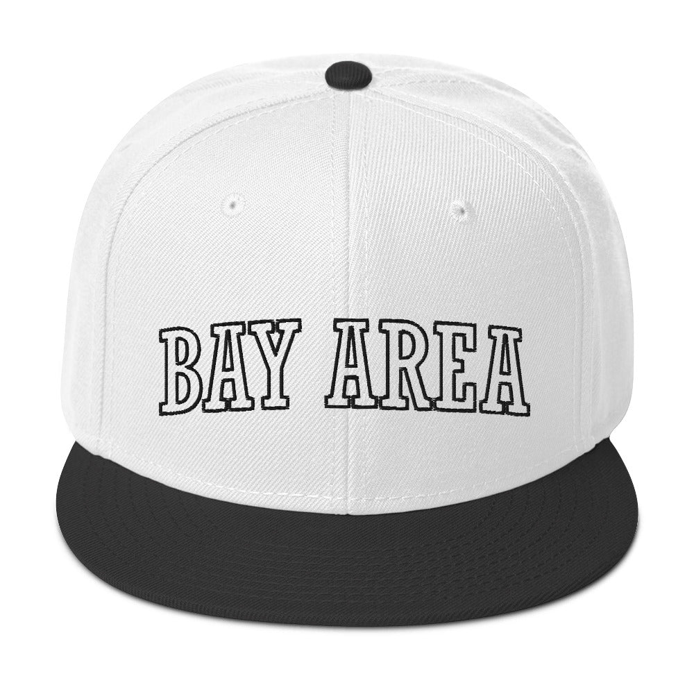 BAY AREA Snapback Hat BLACK