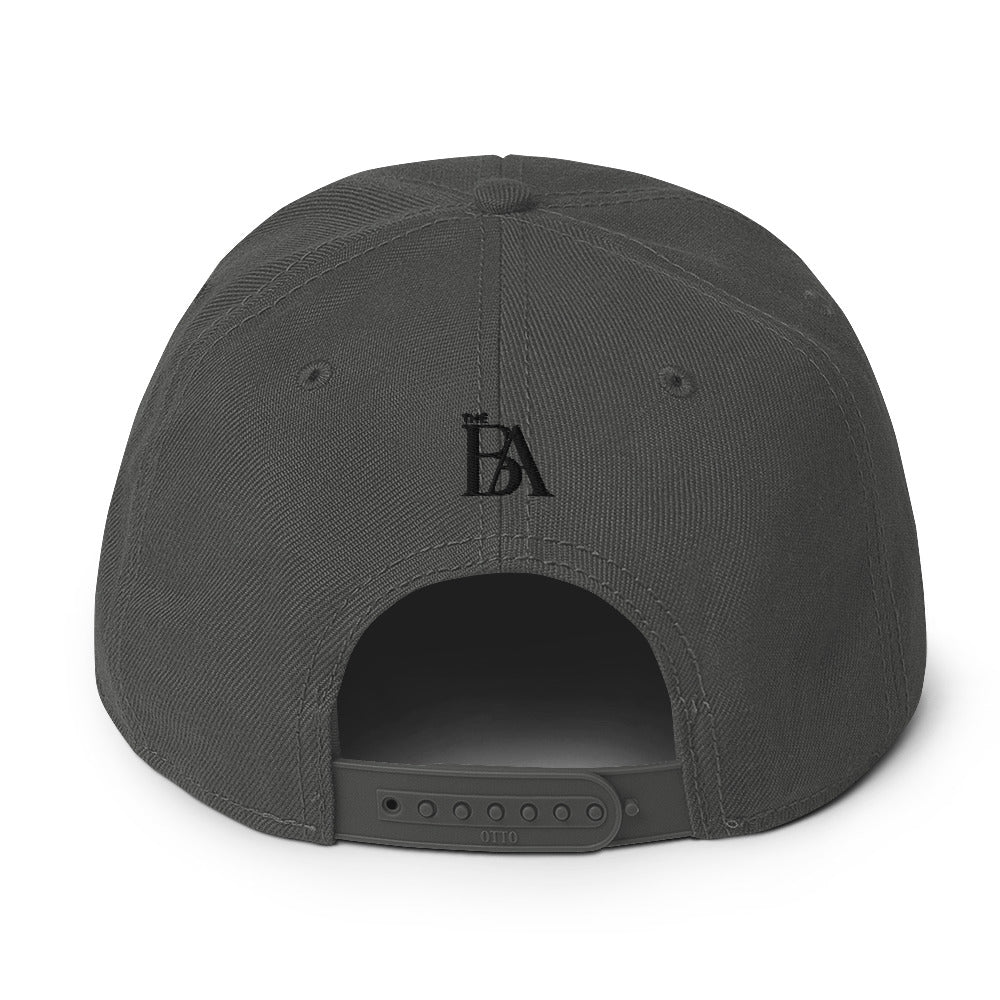 BAY AREA Snapback Hat BLACK