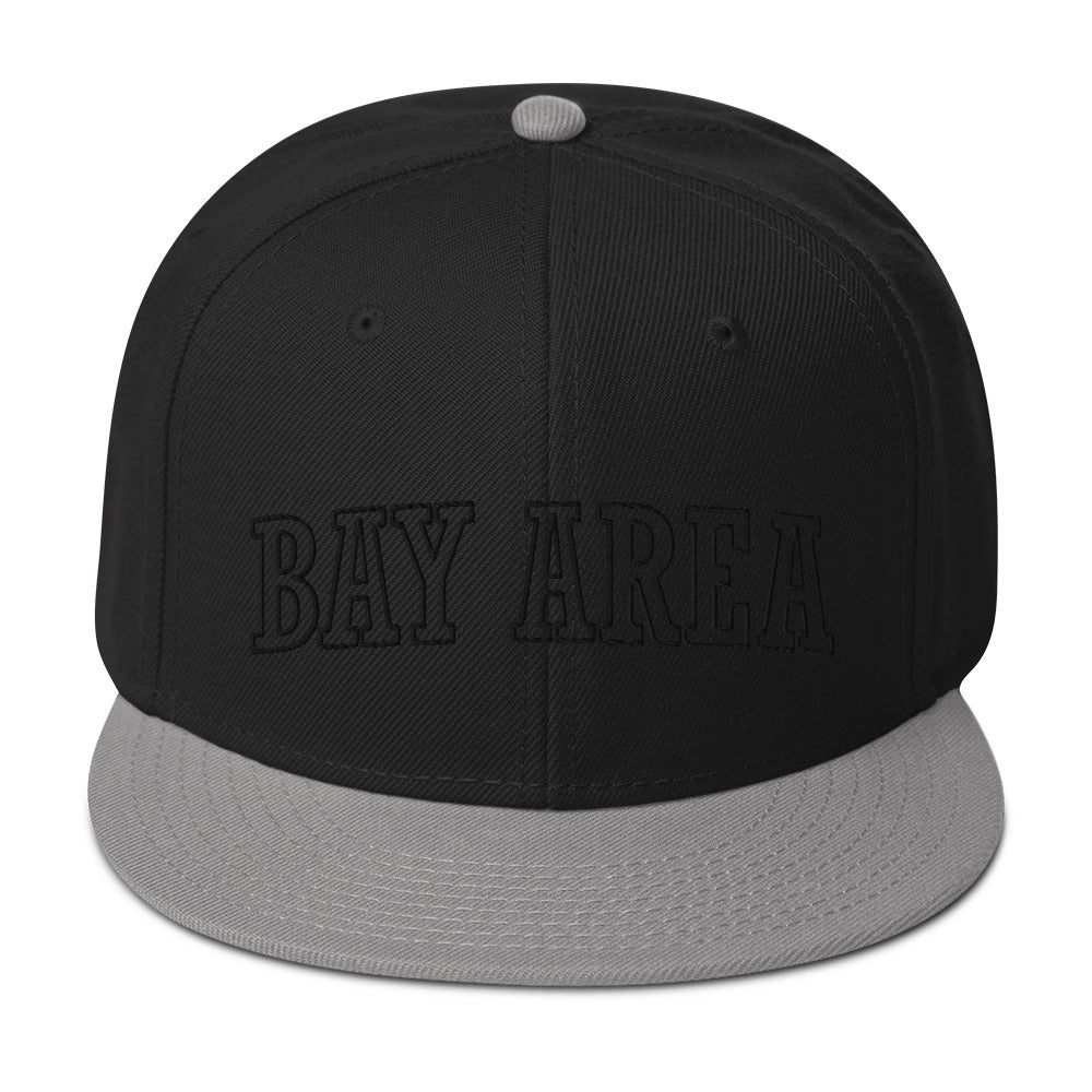 BAY AREA Snapback Hat BLACK
