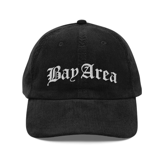 Vintage Corduroy Hat in Old English