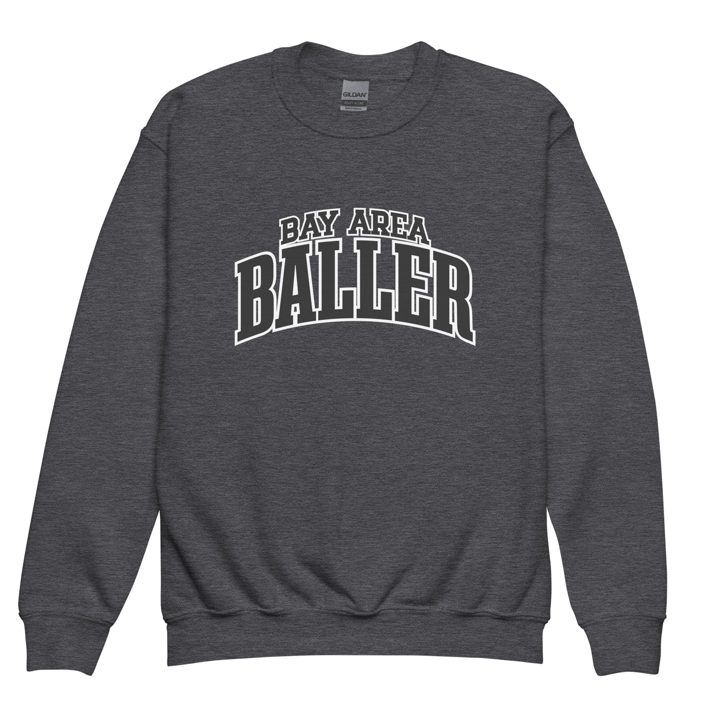 Bay Area BALLER Youth crewneck sweatshirt