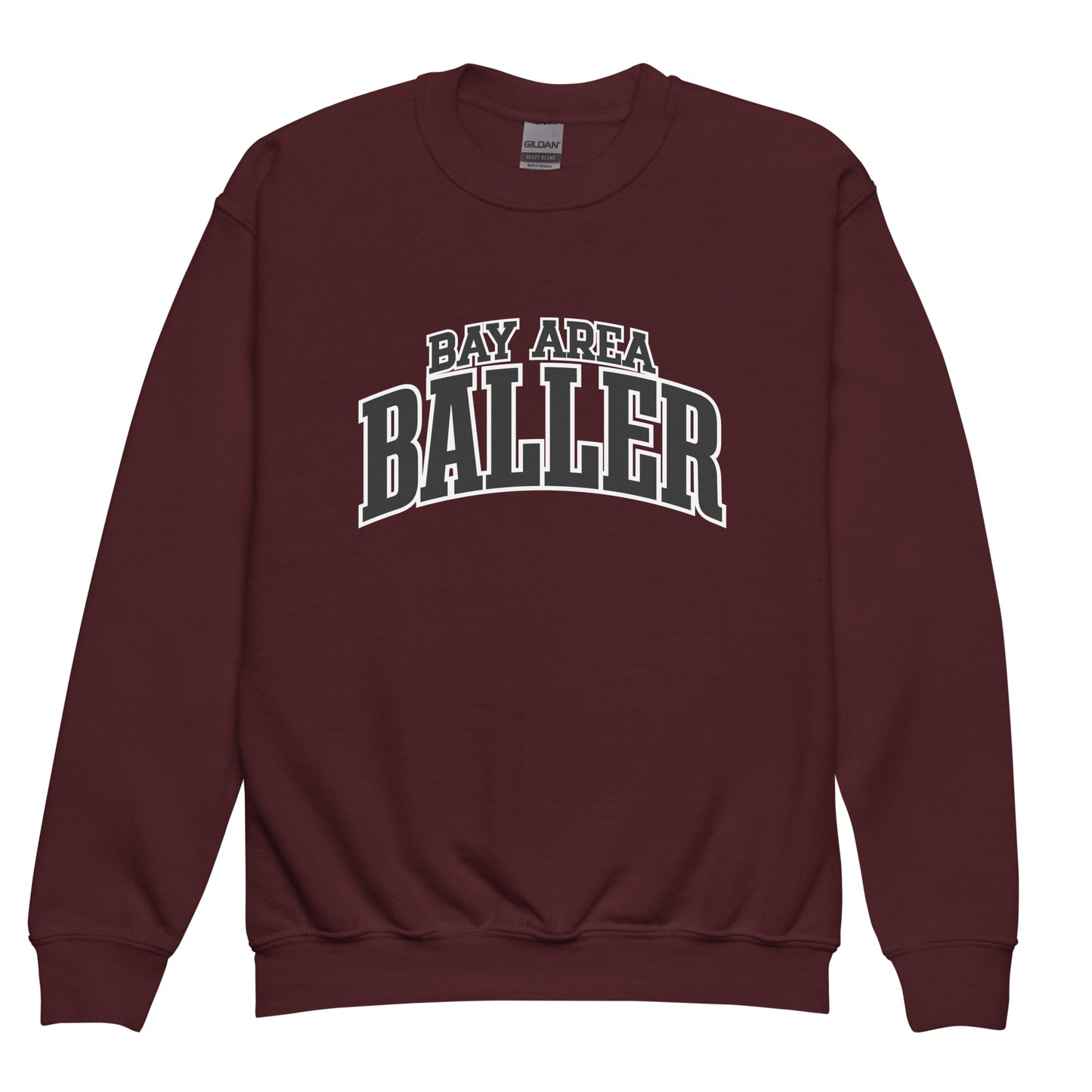 Bay Area BALLER Youth crewneck sweatshirt
