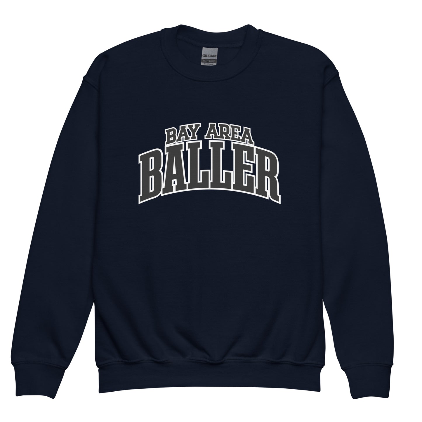 Bay Area BALLER Youth crewneck sweatshirt