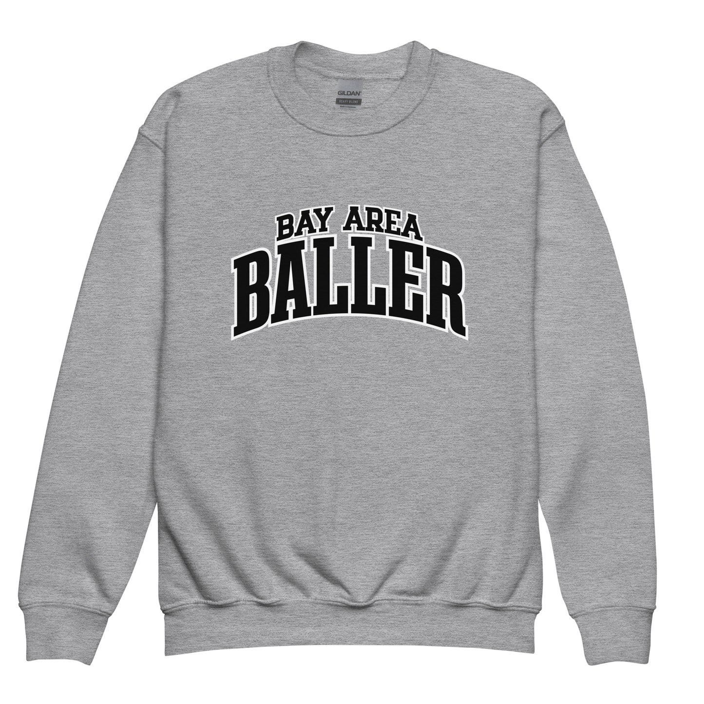 Bay Area BALLER Youth crewneck sweatshirt