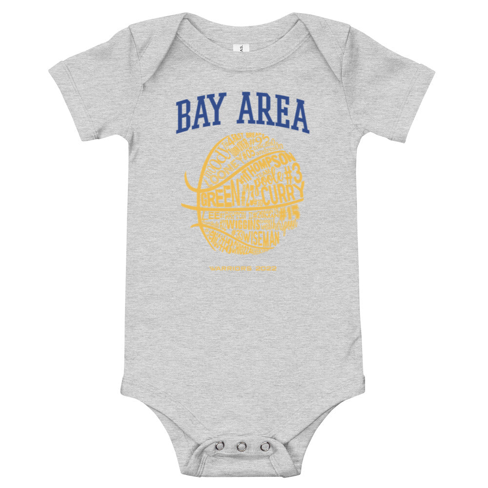 WARRIORS Baby short sleeve one piece