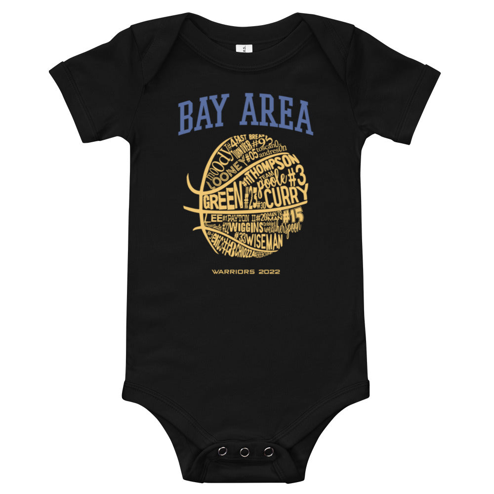 WARRIORS Baby short sleeve one piece