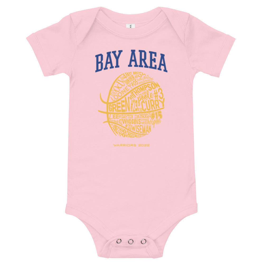 WARRIORS Baby short sleeve one piece