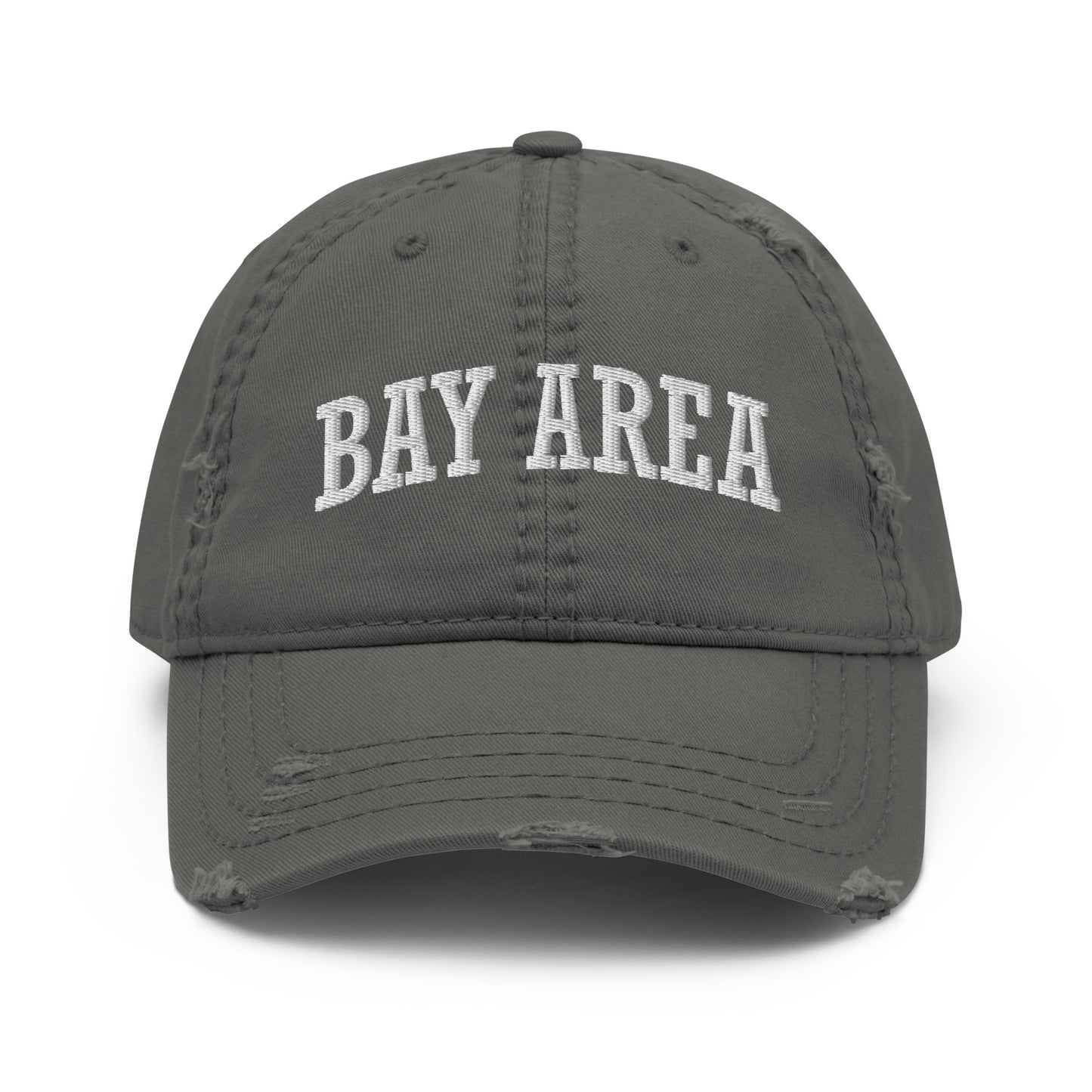 Solid BAY AREA distressed Dad Hat