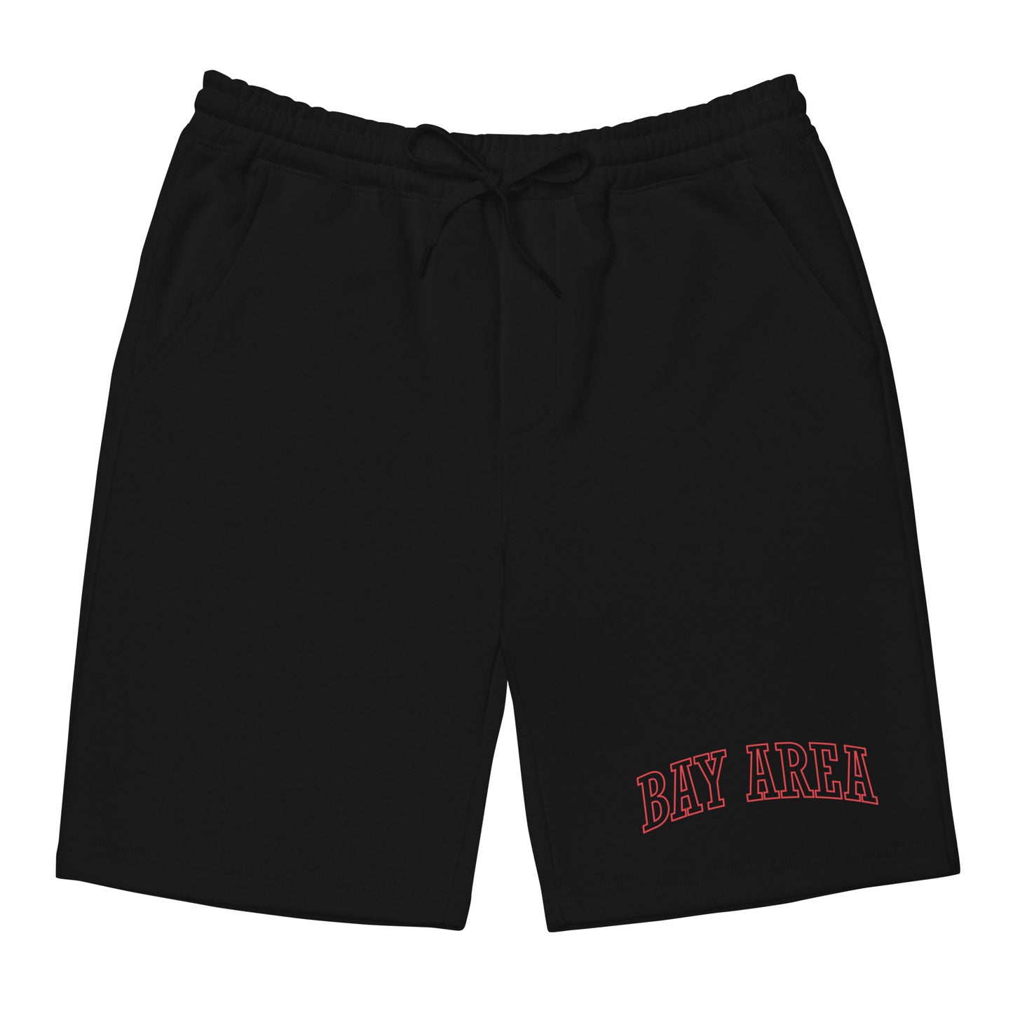 Men's BAY AREA  fleece shorts - RED