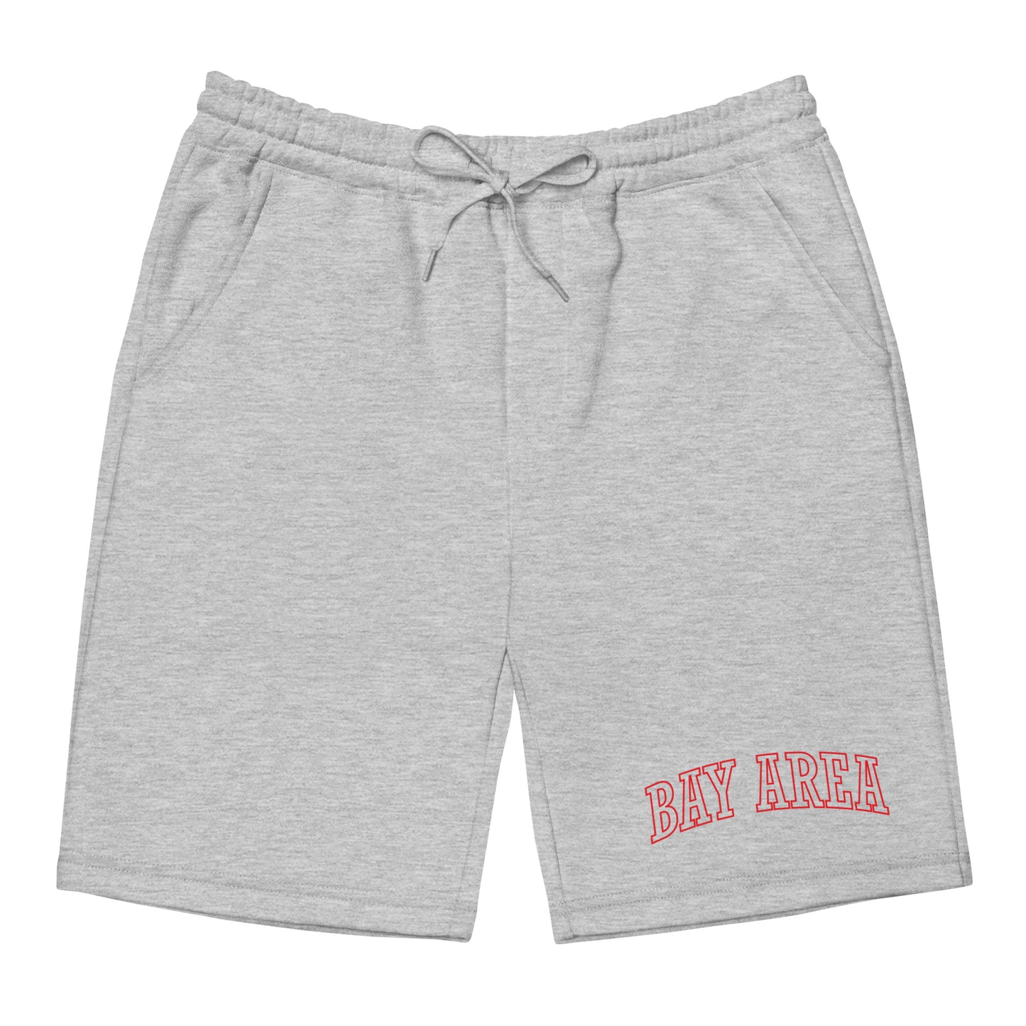 Men's BAY AREA  fleece shorts - RED