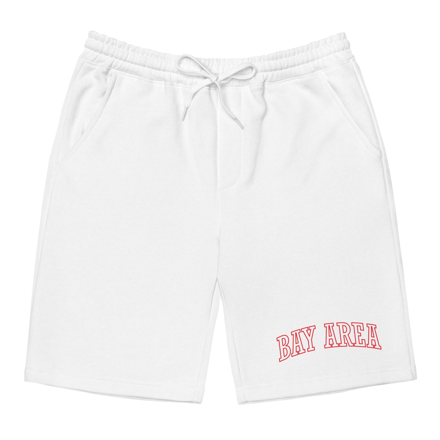 Men's BAY AREA  fleece shorts - RED
