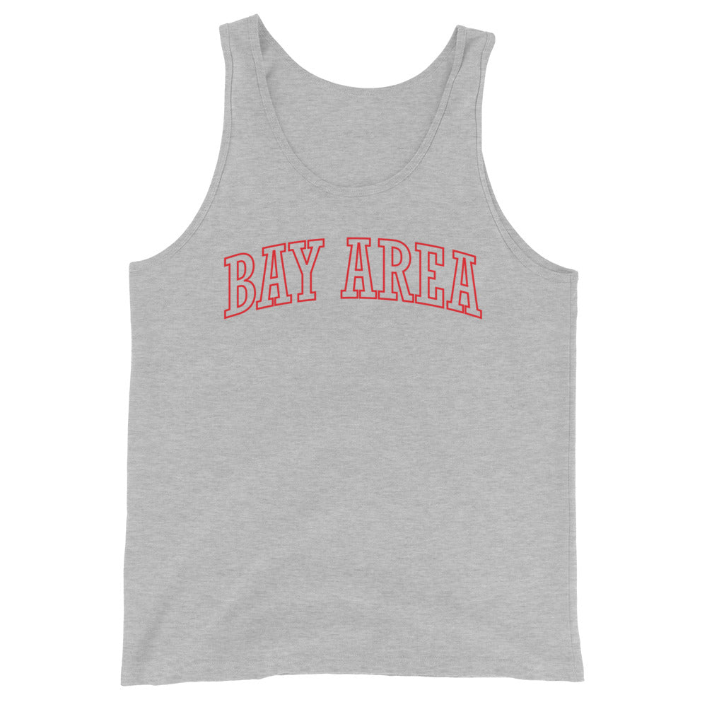 Unisex  BAY AREA Tank Top - RED