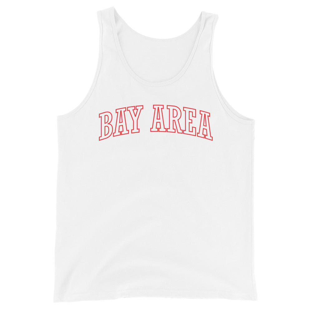 Unisex  BAY AREA Tank Top - RED