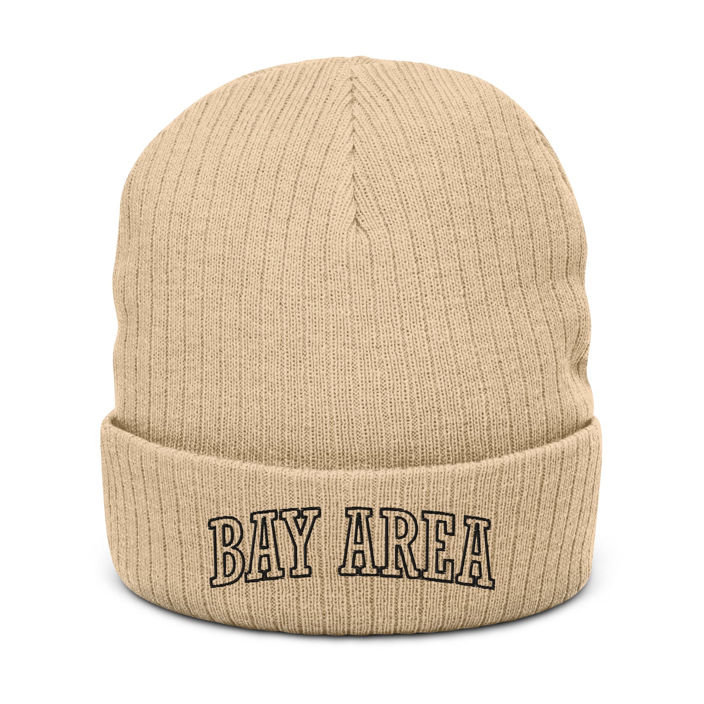 BAY AREA Ribbed knit beanie