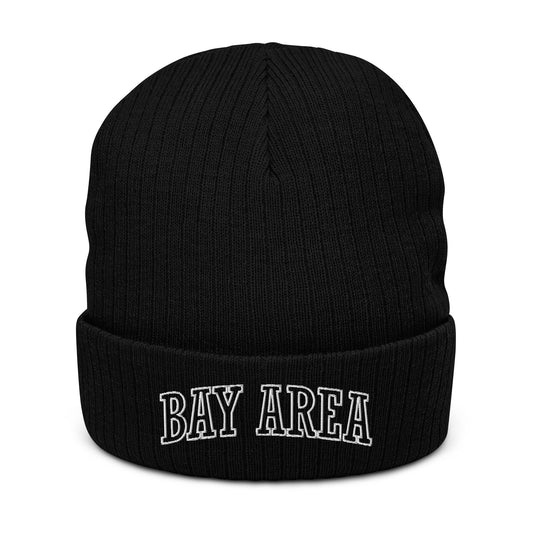 BAY AREA Ribbed knit beanie