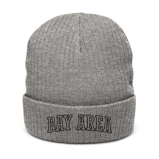BAY AREA Ribbed knit beanie