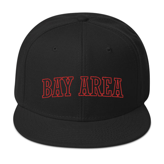 BAY AREA Snapback Hat RED