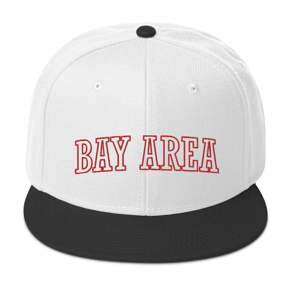 BAY AREA Snapback Hat RED