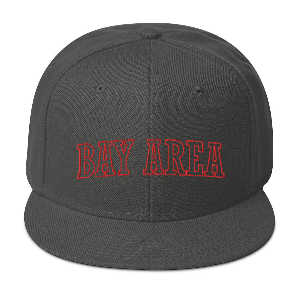 BAY AREA Snapback Hat RED