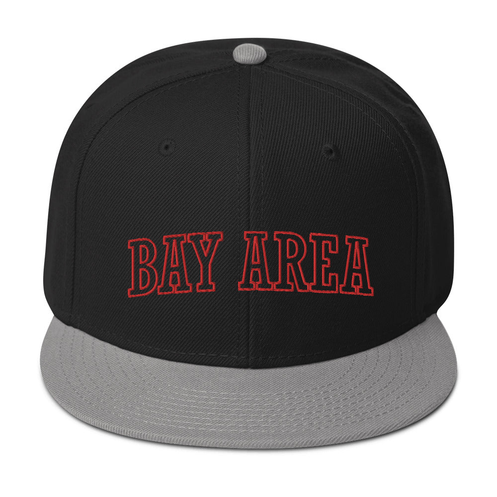 BAY AREA Snapback Hat RED