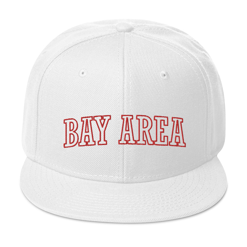 BAY AREA Snapback Hat RED