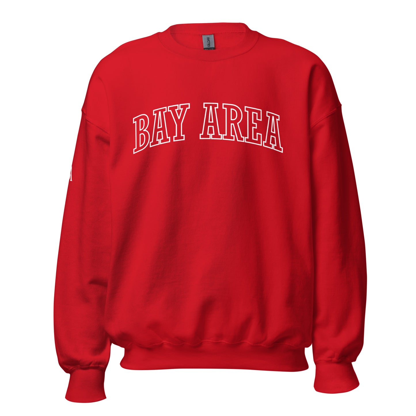 BAY AREA Red Unisex Sweatshirt