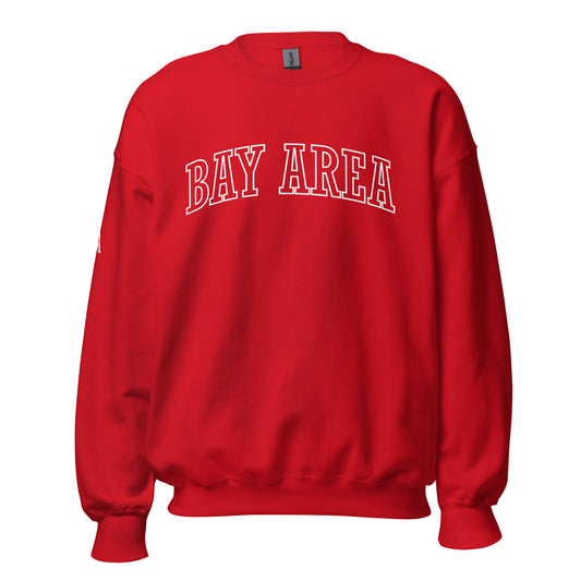BAY AREA Red Unisex Sweatshirt