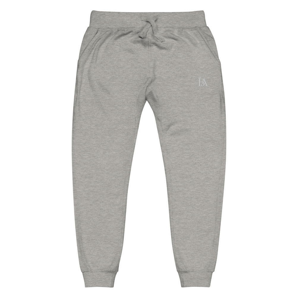 Unisex Embroidered BA fleece sweatpants