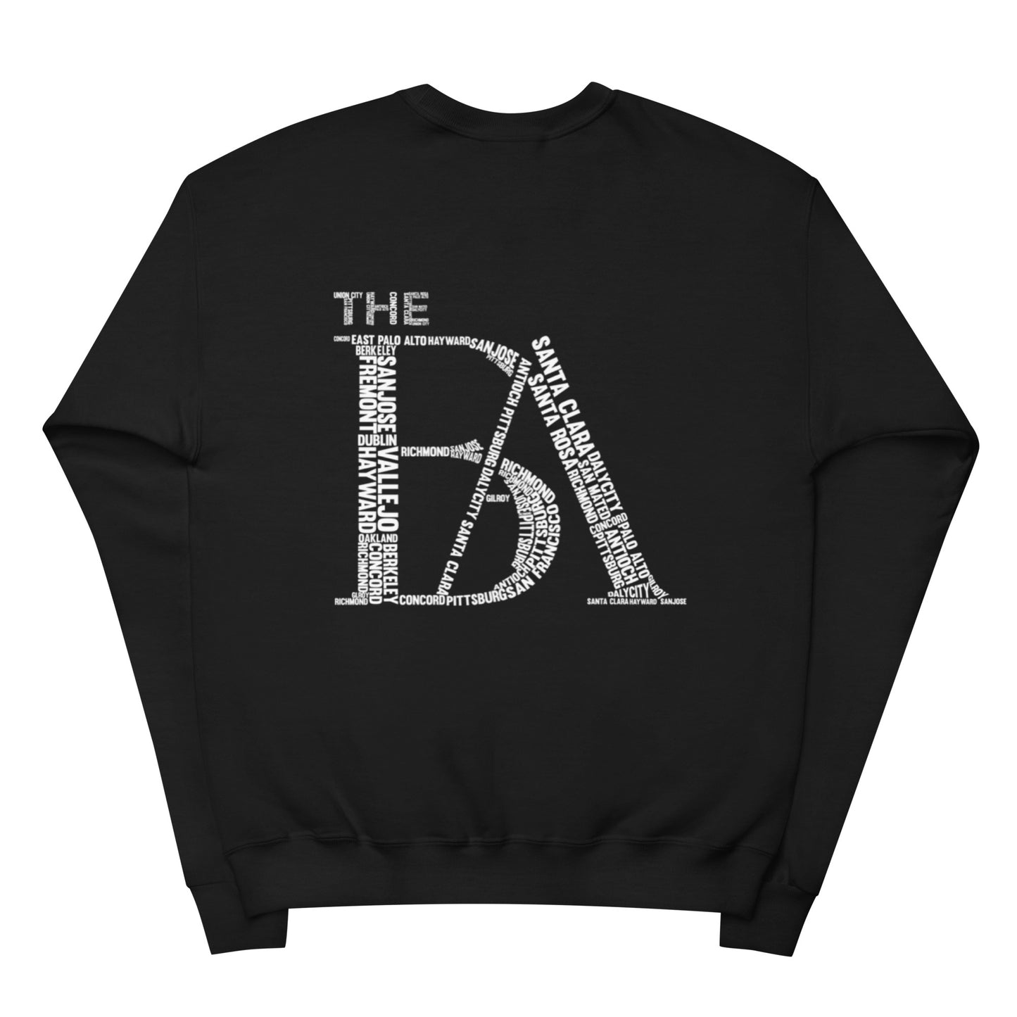 Unisex "Cities" fleece sweatshirt