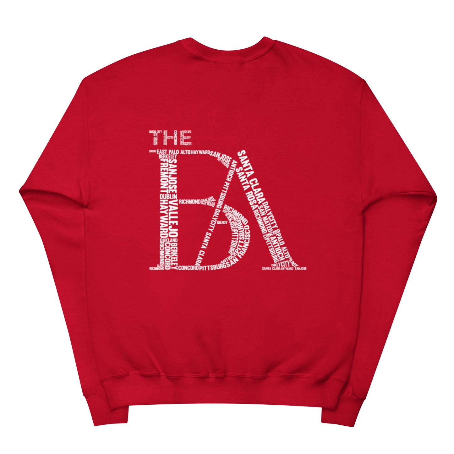 Unisex "Cities" fleece sweatshirt