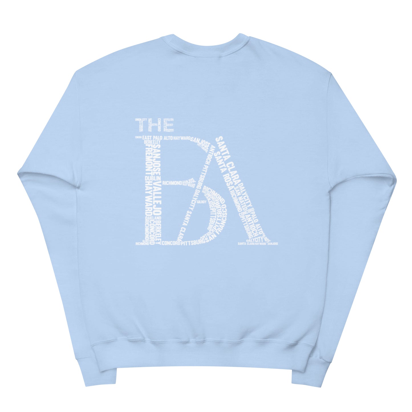 Unisex "Cities" fleece sweatshirt