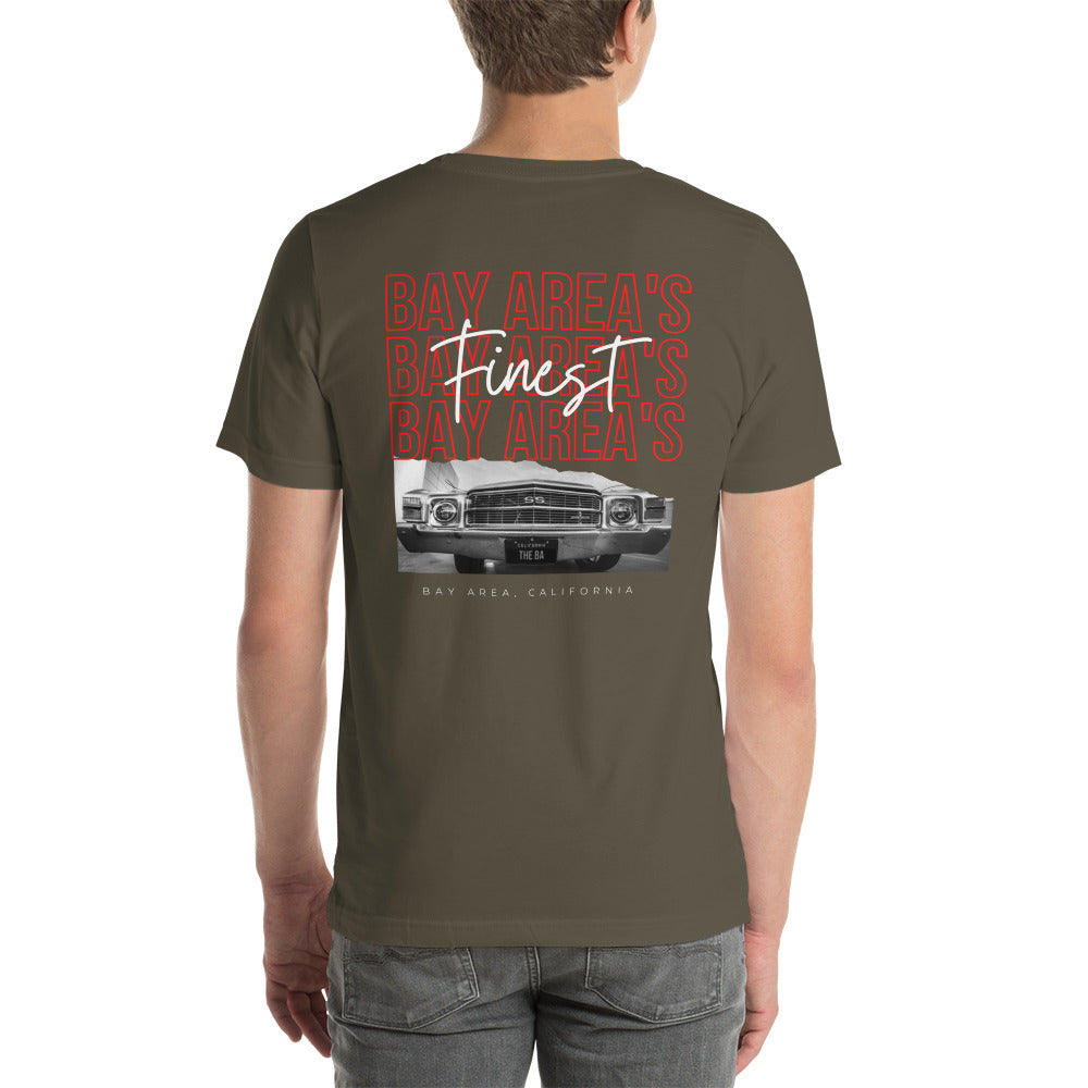 Bay Area's Finest Car Tee - Red