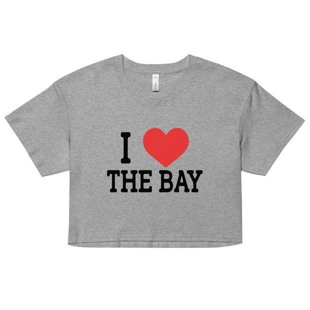 I HEART THE BAY Women’s crop top