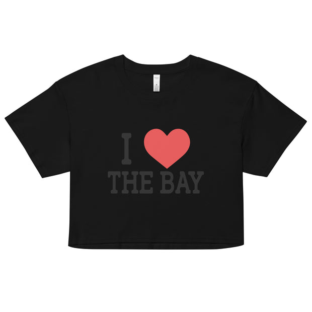 I HEART THE BAY Women’s crop top
