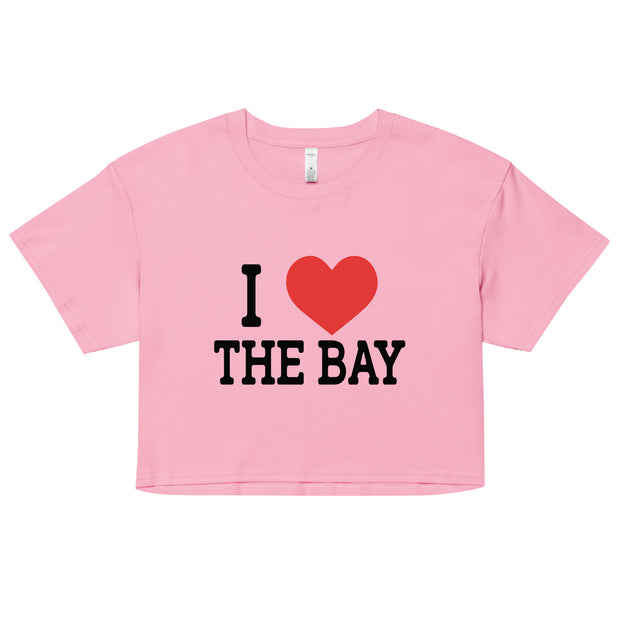 I HEART THE BAY Women’s crop top
