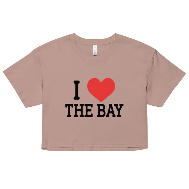 I HEART THE BAY Women’s crop top
