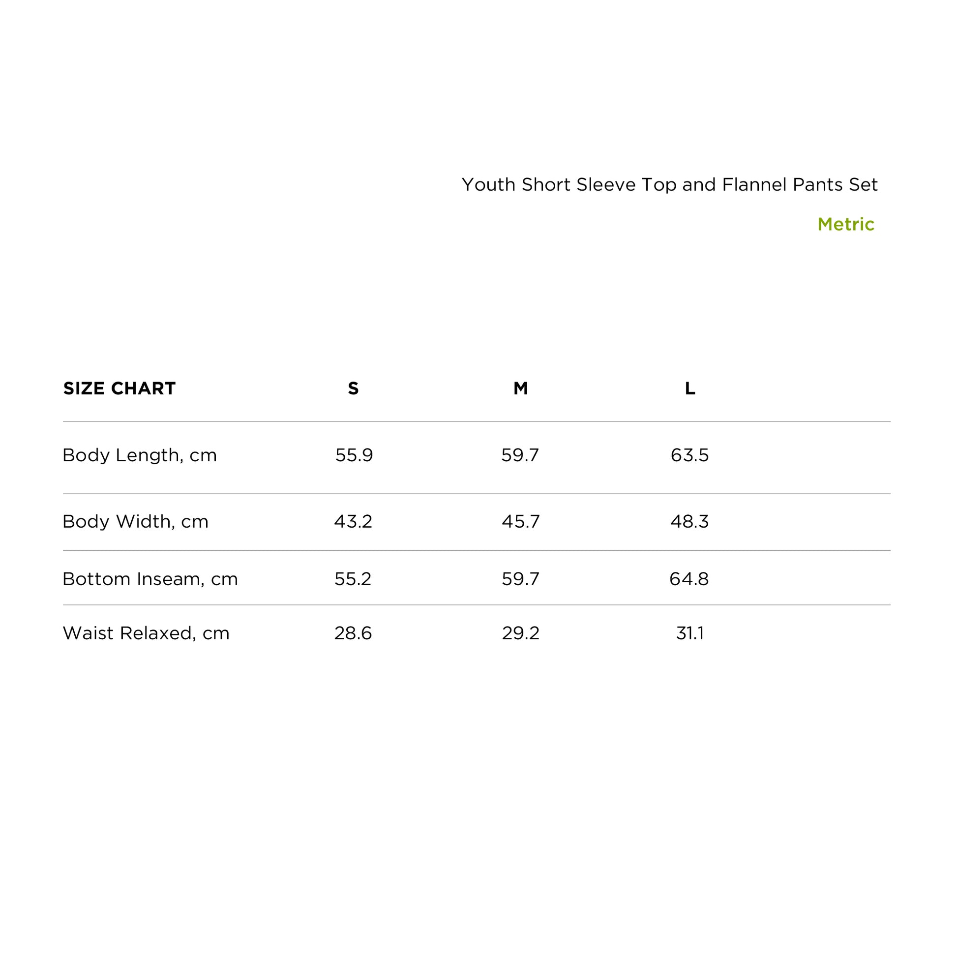 size_chart_metric