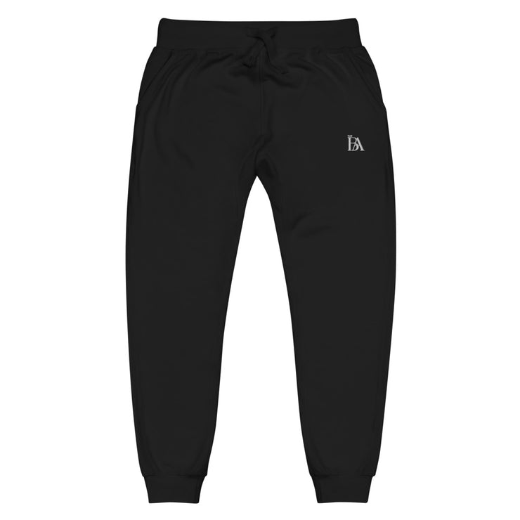 Unisex Embroidered BA fleece sweatpants