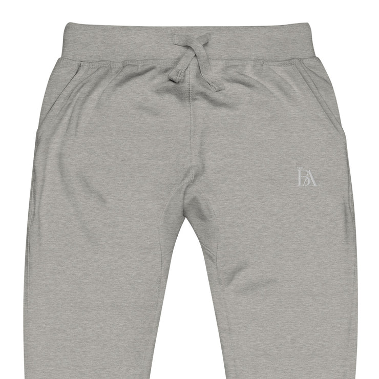 Unisex Embroidered BA fleece sweatpants